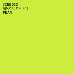 #CBED3D - Pear Color Image