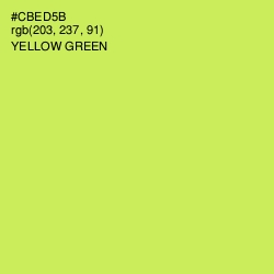 #CBED5B - Yellow Green Color Image