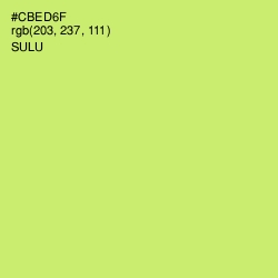 #CBED6F - Sulu Color Image