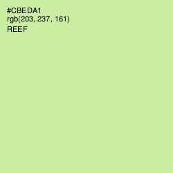 #CBEDA1 - Reef Color Image