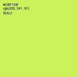 #CBF15B - Sulu Color Image