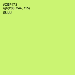 #CBF473 - Sulu Color Image