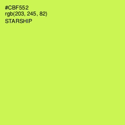 #CBF552 - Starship Color Image