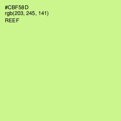 #CBF58D - Reef Color Image