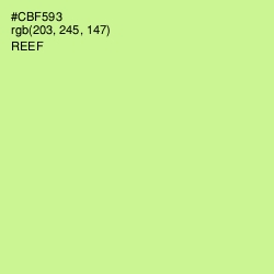 #CBF593 - Reef Color Image