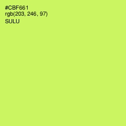 #CBF661 - Sulu Color Image