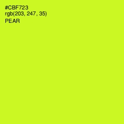 #CBF723 - Pear Color Image