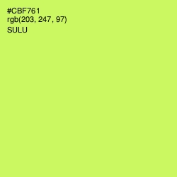 #CBF761 - Sulu Color Image