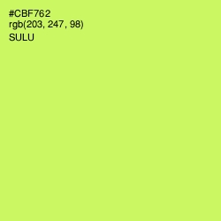 #CBF762 - Sulu Color Image