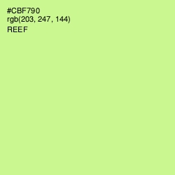 #CBF790 - Reef Color Image