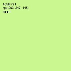 #CBF791 - Reef Color Image