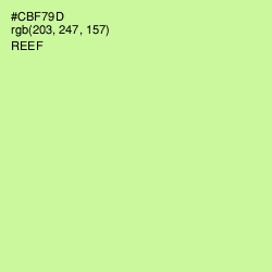 #CBF79D - Reef Color Image