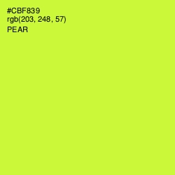 #CBF839 - Pear Color Image