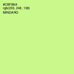#CBF88A - Mindaro Color Image