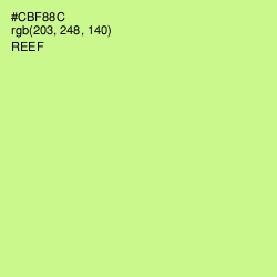 #CBF88C - Reef Color Image