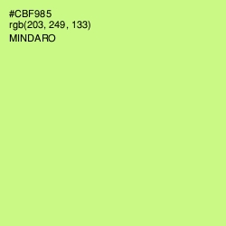 #CBF985 - Mindaro Color Image