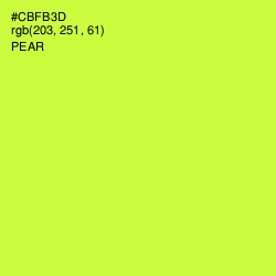 #CBFB3D - Pear Color Image