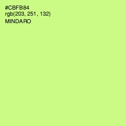 #CBFB84 - Mindaro Color Image