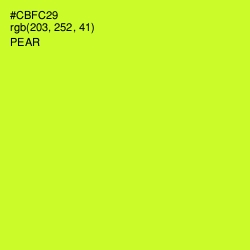 #CBFC29 - Pear Color Image