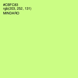 #CBFC83 - Mindaro Color Image