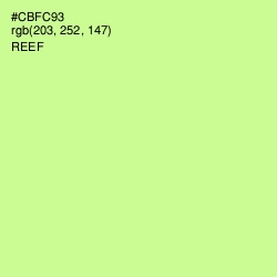 #CBFC93 - Reef Color Image