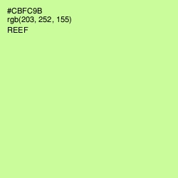#CBFC9B - Reef Color Image