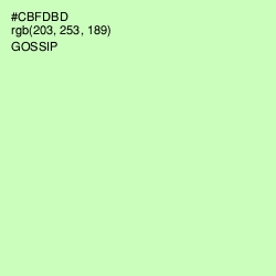 #CBFDBD - Gossip Color Image
