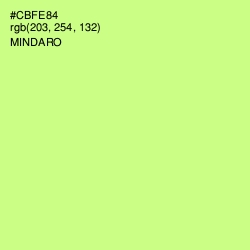#CBFE84 - Mindaro Color Image