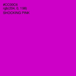 #CC00C6 - Shocking Pink Color Image