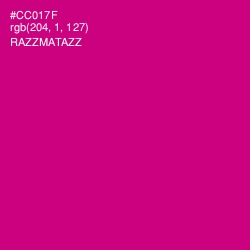 #CC017F - Razzmatazz Color Image