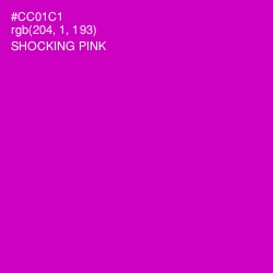 #CC01C1 - Shocking Pink Color Image