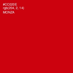 #CC020E - Monza Color Image