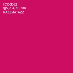 #CC0D62 - Razzmatazz Color Image