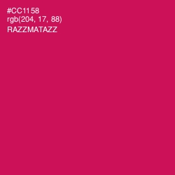 #CC1158 - Razzmatazz Color Image