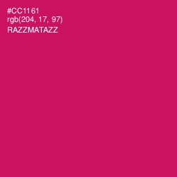 #CC1161 - Razzmatazz Color Image