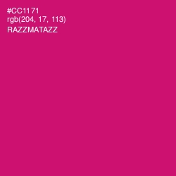 #CC1171 - Razzmatazz Color Image