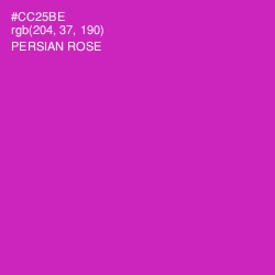 #CC25BE - Persian Rose Color Image