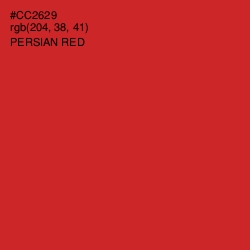 #CC2629 - Persian Red Color Image