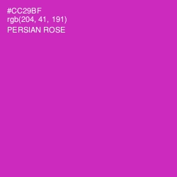 #CC29BF - Persian Rose Color Image