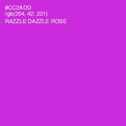 #CC2ADD - Razzle Dazzle Rose Color Image