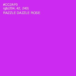 #CC2AF0 - Razzle Dazzle Rose Color Image