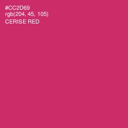 #CC2D69 - Cerise Red Color Image