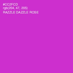 #CC2FCD - Razzle Dazzle Rose Color Image