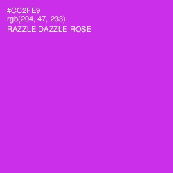 #CC2FE9 - Razzle Dazzle Rose Color Image