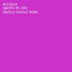 #CC32CA - Razzle Dazzle Rose Color Image