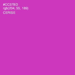 #CC37BD - Cerise Color Image