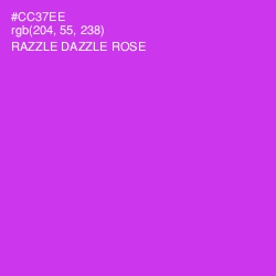 #CC37EE - Razzle Dazzle Rose Color Image