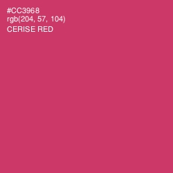 #CC3968 - Cerise Red Color Image