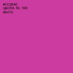 #CC3BA0 - Cerise Color Image