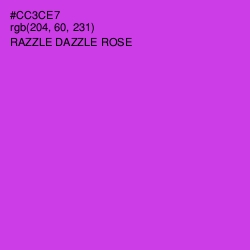 #CC3CE7 - Razzle Dazzle Rose Color Image